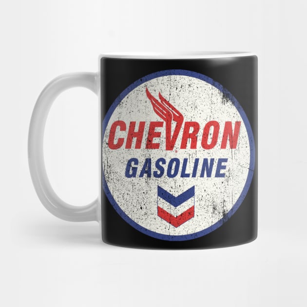 Chevron Gasoline vintage style logo by G! Zone